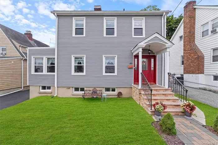 This pristine Colonial home is meticulously maintained and features an open-concept floor plan. Upon entering, you&rsquo;ll find an inviting living room with a stone fireplace, prefinished hardwood floors, plenty of natural light, and a sunroom that can be used as an office or den. The kitchen boasts modern cabinetry, stainless steel appliances, and gleaming quartz countertops, with easy access to the dining room. Upstairs are three well-proportioned bedrooms and a new bathroom with a walk-in shower finished with marble. The lower level is perfect for entertainment, with a handcrafted block countertop, a wine fridge, and a family room with a full bathroom. The backyard is an oasis with a pergola and a charming patio with a long driveway that leads to a one-car garage. Don&rsquo;t overlook the unfinished walk-up attic with its vaulted roof finish. The location is convenient, close to I-87 and Saw Mill River Parkways, Central Park Avenue shops, and entertainment.