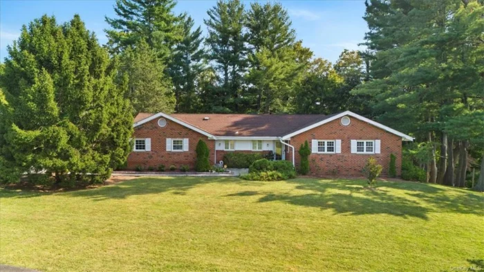 Experience comfort and convenience in this timeless red brick Ranch sit on nearly half acre leveled property. Meticulously maintained, this home exudes elegance and sophistication from the moment of your arrival. Upon entering, you are welcomed by inviting foyer and gracious living room bathed in natural sunlight from large windows overlooking the backyard. The seamless flow from living room to formal dining room and sliding glass door leading to a generous deck makes it ideal for family gatherings and holiday celebrations. Eat-in kitchen boasts granite countertops, a newly installed Kohler faucet, and stainless steel appliances. Enjoy work or study at the spacious office with view. The first floor primary bedroom with a marble en-suite bathroom with walk in closet, along with two additional bedrooms and a hallway bath provide easy living. Above ground lower level with its own entrance offers over 1, 300 sq. ft. of versatile finished space, including a family room, a media room, a bedroom, a full bath, a summer kitchen, and a laundry room with new dryer, perfect for in-laws or guests. The home, completely renovated in 2016, includes energy-efficient appliances, windows and a six-zone HVAC system for long-term savings. Beaming hardwood floors throughout. Crown molding adds a polished look. Residents of Briarcliff Manor benefit from access to village recreational facilities, including pools and tennis courts. Conveniently located near parks, restaurants, shops, and the Scarborough Metro-North train station, this is a home you won&rsquo;t want to miss!