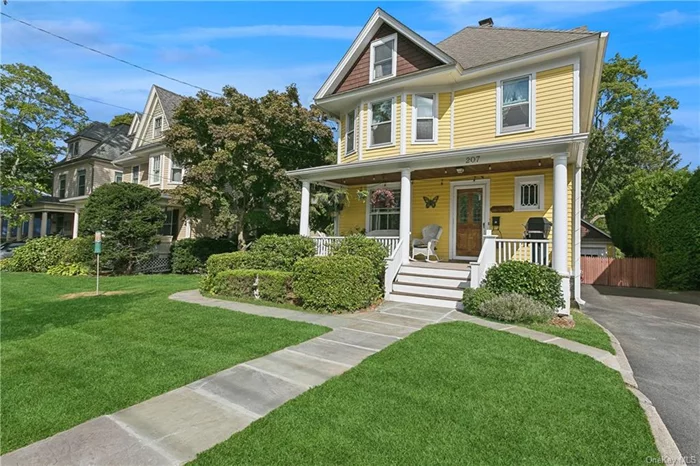 Welcome to 207 Edgewood Avenue, a charming 4-bedroom, 2-bath expanded Colonial in the heart of Pleasantville, NY. Built in 1902, this timeless home features an iconic front porch, ideal for relaxing and enjoying the peaceful surroundings. Inside, you&rsquo;ll find a blend of original charm and modern updates, including wood floors, carpet, and radiant floor heating, with the addition of a large family room. With spacious living areas and a dedicated home office that adds 452 sq. ft to the home, it is perfect for remote work. If traveling to NYC, the home is located only .3 miles from the Pleasantville train station and 30 miles from Grand Central Station., the commute is super efficient. Two large attics offer amazing expansion potential, giving you room to grow. Pleasantville boasts many dining options, coffee shops,  boutiques, arts, parks, a university, and much more. Close to Saw Mill River, Taconic, and Sprain Brook Parkways. Don&rsquo;t miss this rare opportunity!