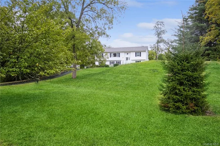 Don&rsquo;t miss out on this spacious Beekman Raised Ranch, beautifully situated on a generous 1-acre lot. Upon entering, you are welcomed by a tiled entry foyer and roomy living room that is both inviting and comfortable. The large picture window bathes the space in natural light while the accent LED lighting brings a warm and cozy atmosphere during the evenings. This home features a large kitchen, with ample cherry cabinetry offering plenty of storage space. The granite countertops perfectly complement the stainless steel appliances while the tiled flooring adds a touch of elegance to the room and a dining area that accommodates a large table. The sliding glass doors lead to an enormous rear deck. Perfect for entertaining guests or enjoying quiet dinners, this outdoor space significantly enhances the home&rsquo;s living area. The primary en suite offers hardwood flooring and fully tiled bathroom with walk-in shower.  There are two secondary bedrooms which share a well-appointed tiled full bath, providing ample room for the whole family or guests. On the lower level, offering mother/daughter potential, you&rsquo;ll find a kitchenette, a family room with a walk-out sliding glass door, and roomy den and office. The backyard offers a treed buffer that adds to the privacy of the property. It also features an above-ground pool with a sunbathing deck, perfect for cooling off during the hot summers or simply enjoying some leisure time outdoors. Conveniently located just minutes from the Taconic Parkway and close to shopping, schools and more!