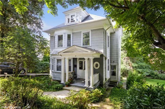 Vintage Victorian located just outside Tarrytown&rsquo;s historic district. This 1890 gem has beautiful period details. There is a grand entry foyer with a Tiffany stained glass window. Double doors can open the formal dining room. The living room has a fireplace (not sure if still functMainions) and French Doors to balcony overlooking the yard and the Aqueduct. Full bathroom (1).  There is an eat-in kitchen and laundry area and access the side yard and basement from this apartment. The 2nd floor apartment features a dining area, small kitchen, living room, full bath (2) and 2 bedrooms. The owner occupied 3rd floor has 3 rooms and a full bath (3). The lower level is unfinished, storage and utilities.  The Old Croton Aqueduct is located at the end of the property. Grove St. is ideally located just blocks from Tarrytown&rsquo;s Main St. with local shops and eclectic restaurants. The Music Hall showcases entertainment for all ages. Metro North is easily accessed from Franklin Street.