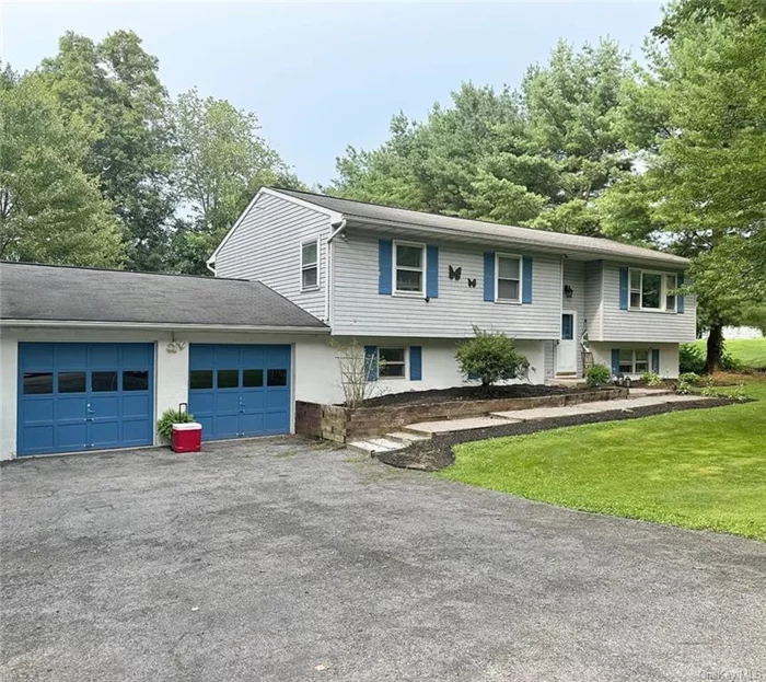 Great opportunity to own a renovated, turn-key raised ranch on a quiet cul-de-sac road! The top level of this home consists of three bedrooms and one full bath, complimented by gorgeous flooring, recessed lighting, and a kitchen with granite countertops and stainless steel appliances! The bottom level has wood-style vinyl plank flooring with an additional bedroom and a rec room that could also be used as a spacious primary bedroom with a full bath. This property has an expansive rear deck, a spacious private backyard, and central air. Close to hgwy 84, NYS Thruway, major shopping centers, outdoor amenities like Chadwick Lake Park, and quick access to the many waterfront eateries overlooking the Hudson River! Call today to schedule a private showing!