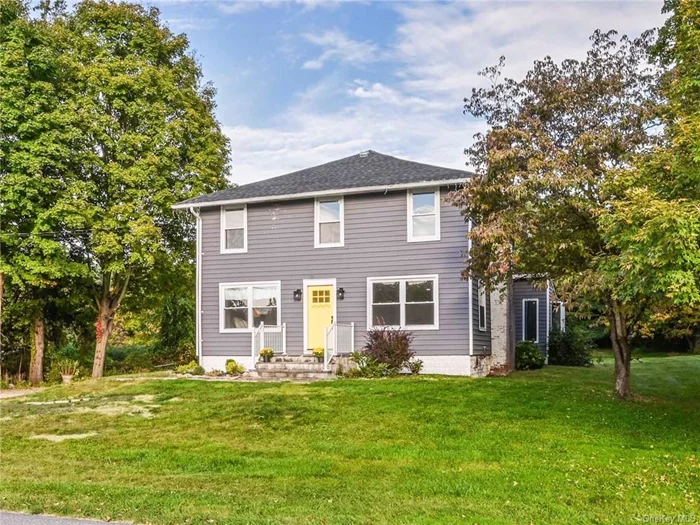 Large 2-story Farmhouse built in 1925 updated to today&rsquo;s modern living. Spacious kitchen with granite countertops & stainless-steel appliances. Main level boasts primary bedroom & bath. 4 generously sized bedrooms on 2nd floor. Both baths have been updated. Cozy up next to the stone fireplace in the ample sized living room. Large room off the kitchen could be large dining room or second family room-whatever suits your needs! Refreshed hardwood floors throughout. Windows bring in natural lighting & breezes. Sunroom could be set up as a game room! Enjoy the huge back yard from a large deck with pergola. Located 8.2 miles from New Paltz, minutes from Poughkeepsie via the Mid-Hudson Bridge, NYS Thruway (Hwy. 87) & only 90 minutes to NYC. Offers easy access to SUNY New Paltz, Vassar & Marist Colleges; Nuvance Medical Center; shopping centers; & many restaurants. So many destinations for outdoor activities, such as the Walkway Over The Hudson & the amazing Shawangunk Mountains!