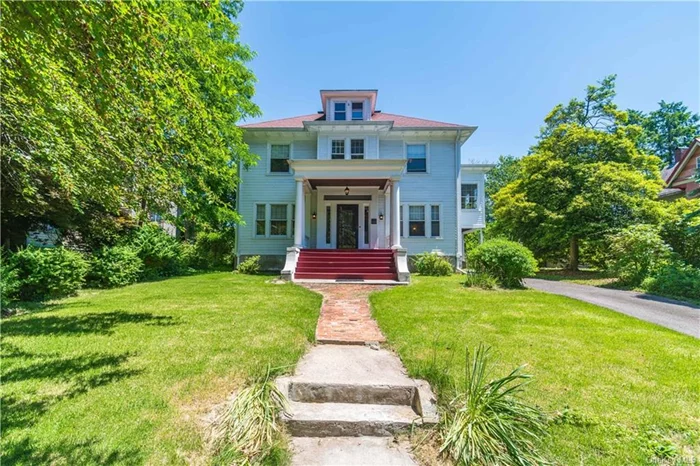 Welcome to 145 Academy St, a beautiful five-bedroom, 1.5-bathroom home nestled in the heart of the Academy Street Historic District. Built in 1920, this 2, 648-square-foot residence boasts timeless architectural details, making it perfect for those who appreciate historic charm with modern potential. This home features spacious living areas with high ceilings, original woodwork, and abundant natural light that flows through its large windows. The generous layout includes a formal dining room, a cozy living room, and five well-sized bedrooms. This property is located in an area with easy access to local amenities. Downtown Poughkeepsie&rsquo;s restaurants, shops, and entertainment venues are just a short walk away. Nearby public transportation and biking options add to the convenience. The kitchen and upstairs bath require a complete renovation. This home is ready for the new owners to add their personal touches.