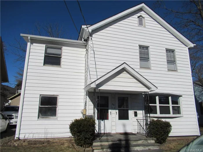 SPACIOUS UPDATED 3 BEDROOM 2ND FLOOR APARTMENT - Updated Kitchen has many cabinets & washer/dryer, formal dining room, large living room, , walk in closet, newly remodeled bathroom, 3 good sized bedrooms, on street parking, parking off street in winter as needed per City notices, backyard/ shared porch, front stairs entrance and back entrance stairs to kitchen. Convenient location to all services, just minutes to Metro-North train station, restaurants, shopping and short distance to I-84 Highway and PA/NJ borders. This is a beautiful area near the scenic & recreational area along the Delaware River - hiking trails, fishing, kayaking, canoeing, and rafting all seasonally available nearby. Tenant responsible for all utilities except weekly garbage/recyclable pickup. No smoking. No Pets. Application required. Great Location-Good for commuters! Minimum one year lease. Nice large comfortable apartment.