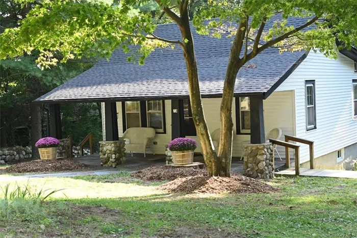 Move right into this cozy cottage on 1.6 acres of beautiful property! Pine Bush schools, brand new bathroom, screened porch overlooks property. Central air! 12X18 outbuilding can be used as an office, art studio, hobbies, etc. Adorable outhouse can be converted to use as a potting shed Whole house generator and central air. Detached one car garage