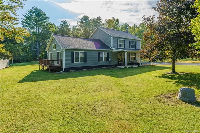 Discover your dream home in this beautifully renovated two-story residence nestled on 7.5 acres. With 4 bedrooms and 3.5 baths, this home combines modern elegance with serene country charm. The heart of the home features a gourmet kitchen with top-of-the-line appliances and stylish cabinetry, perfect for entertaining or everyday living. The living areas are bright and inviting, with large windows that bring the stunning natural surroundings indoors. The main floor master suite with3 additional bedrooms and 2 baths upstairs provide comfort and privacy for family or guests. Outside, the expansive grounds offer endless opportunities for recreation and relaxation. Enjoy sunny days by the pool or unwind in the hot tub. The expansive yard is perfect for outdoor activities, gardening, or simply enjoying the tranquility of your own private paradise.