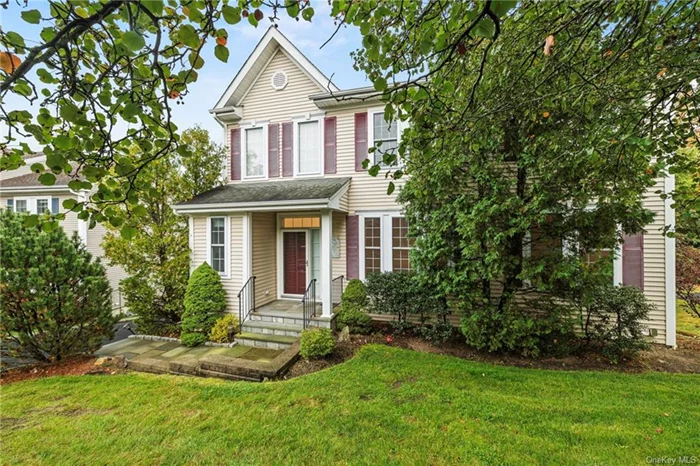 Welcome to this bright and inviting three-bedroom colonial home in BelleFair. This spacious home features beautiful hardwood floors, new carpeting, and a stunning two-story entrance hall that makes a memorable first impression. The open design effortlessly connects the living room, dining room, large eat-in kitchen with sliding doors to the deck and family room, creating a wonderful flow for everyday living and entertaining. With generously sized rooms, plenty of storage, large closets and a walk-out basement with patio, this home offers the perfect blend of comfort and functionality. Experience resort-style living with access to fantastic community amenities, including a meetinghouse, community room, indoor and outdoor pools, playground, fitness center, deli, basketball courts, jitney to train station, village green, and a child-care facility and so much more. Embrace all that BelleFair has to offer!