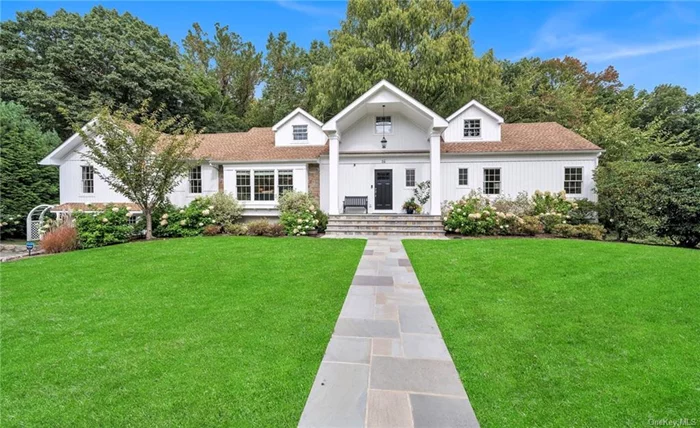 Magnificent expanded and renovated Cape in the Winged Foot section of Larchmont, close to Metro North, Murray Avenue Elementary School, Leatherstocking Trail and both Mamaroneck and Larchmont&rsquo;s shops and restaurants. This 5-bed, 4.5 bath, -4, 700 sq.ft. home sits on -0.39 acres on a quiet street and offers generously sized rooms, great flow and a flexible layout perfect for everyday living, work from home, and hosting guests. Highlights include: large chef&rsquo;s EIK sitting in the heart of the home with custom cabinets, 8 ft. island, Quartz counters, high-end appliances including La Cornue professional stove, tons of storage and French doors to expansive Trex deck; spectacular 500+ sq.ft. family room off the kitchen with vaulted ceiling, gorgeous architectural detail and French doors to deck; 1st floor primary bedroom with large walk-in closet and luxurious ensuite; large 1st flr bedroom perfect for visiting relatives  also makes a great den or second office; 3 additional large family bedrooms, one with ensuite; 2nd flr office/study room; huge walk-out lower level with mudroom, game room, family/play room, bathroom and gym; oversized two-car garage with tons of storage space. This amazing home also comes with 5 heating and A/C zones, radiant heat in 3 bathrooms and a private and tranquil wooded backyard. With its expansive first floor including the primary suite and second bedroom/office, this can be the forever home that many downsizers wish they had purchased. Kitchen/dining renovation (2020), second flr bathroom (2021), Family room basement and garage (2017), deck (2017), roof (2017 and 2021)