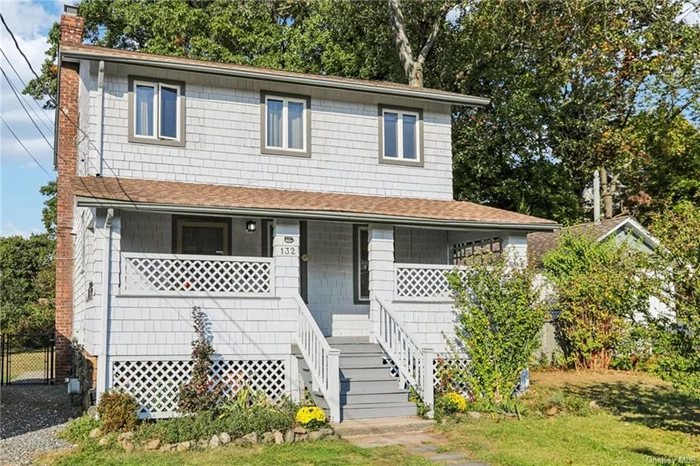 This bright, airy home, updated throughout by current owners, features a covered front porch for summer evenings and a private back porch off the dining room. The fenced backyard offers privacy for gardens and a storage shed. Athletic track and fields nearby and perfect for recreational activities. Enjoy the culture and fun of downtown Nyack, very close by. Scenic outdoor experiences at Hook Mountain and River Hook Preserve are under 2 miles away. Inside, enjoy decorative pine beams in the living room, a cozy dining area and a kitchen. Upstairs, the primary bedroom is joined by two additional bedrooms and a full bath. The third bedroom/office offers views of the Hudson River and the TZ Bridge. Don&rsquo;t wait -- this gem won&rsquo;t last long !