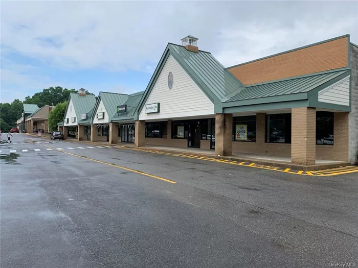 This VERY busy plaza on the well-traveled Route 22 corridor (19, 000 AADT) has available RETAIL / OFFICE as well as 6, 000 sqft of WAREHOUSE space available. Hannaford Supermarket is anchored in the adjacent and connected plaza that shares one massive parking lot. No shortage of foot traffic in and out of the Supermarket.  320 parking spaces in total. SQUARE FEET available ranges from 800 sqft to 6, 000 sqft. Access in and out of this busy plaza is via a signaled traffic light. Route 22 is the main thoroughfare traveling North and close proximity to Interstate 684/84 for traffic traveling East and South. Come join other successful retail and offices businesses at 158 Route 22 in Pawling!