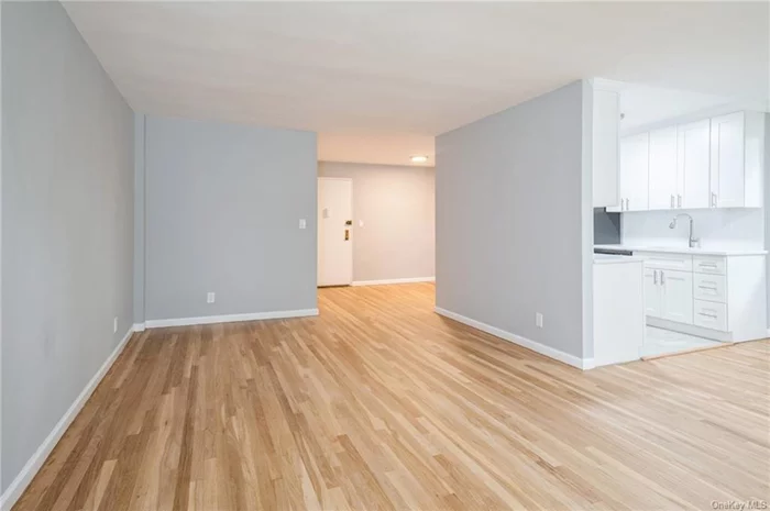 You can move right into this completely renovated 1 bedroom co-op. EVERYTHING is brand new!! The kitchen has stainless steel appliances, tasteful quartz counter tops and there are tons of closets. This wonderful open concept has beautiful wood floors. This popular complex is centrally located near shops and transportation. The maintenance does not include the STAR rebate.