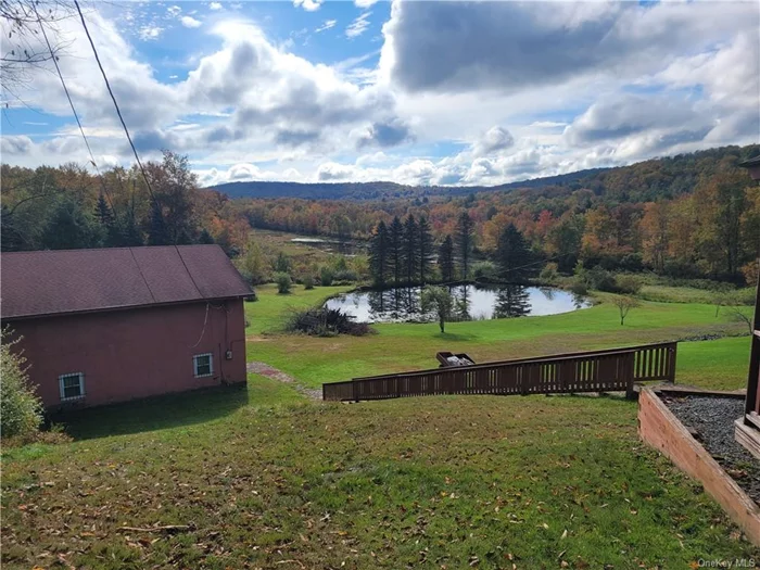 This land has it all, views, a pond, an in ground pool, barn, 31 acres, direct access to the Hurleyville paved rail/ trails, and a 2500 sqft 5 bedroom 4 full bathroom home. Located on the back roads of Hurleyville in the town of fallsburg sits 77 krum road. Property consists of both sides of the road with the house set on one side and your amenities on the other. Pool overlooks the pond and barn. Barn is 2 story 2400 sqft with concrete floors. Currently used for storage can be used for horses or other animals is desired. Separate road entrance off of krum Rd for easy accessibility to barn. House has forced hot air heat along with multiple wood stoves, mini split units for AC and additional supplemental heat. Sale includes additional 10 acre lot that borders the pond and barn parcel giving you ownership of both sides of the paved walking trail.