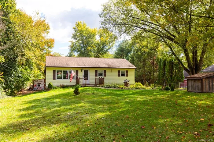 Welcome to this charming 3-bedroom, 1.5-bath ranch-style home, nestled on a spacious 0.85-acre lot in the heart of Dutchess County. Perfect for first-time homebuyers, downsizers, or anyone seeking a peaceful retreat, this cozy residence offers comfort and simplicity. The full walk-out basement provides ample storage and exciting potential for a mother-daughter setup, featuring its own entrance, partially finished space, and plumbing ready for an additional bathroom and kitchen ideal for extended family or added flexibility. This home is a commuter&rsquo;s dream, with easy access to major highways, making travel convenient. Enjoy the outdoors with nearby walking trails, explore historic sites that celebrate the area&rsquo;s rich heritage, and take advantage of the variety of shopping and dining options just a short drive away. Whether you&rsquo;re starting a new chapter or looking to downsize, this home offers the perfect blend of rural charm and convenience in a highly sought-after location!