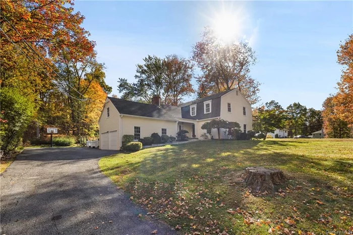 Light-filled and spacious 4 bedroom, 2.5 bath, Colonial located on a quiet country road in North Salem. Upon entering the home, the foyer expands to the large living room with custom built-ins and flows into the dining room with hidden butler&rsquo;s pantry. The kitchen and dining nook are bright and airy and completing the 1st floor is the large family room with stone fireplace and french doors leading to the trex deck and large flat backyard with vegetable garden, shed and multi-level seating areas. New flooring on stairs and 2nd-floor with 4 great sized bedrooms and bonus room. Plenty of storage throughout this home including easy access to storage above the garage.