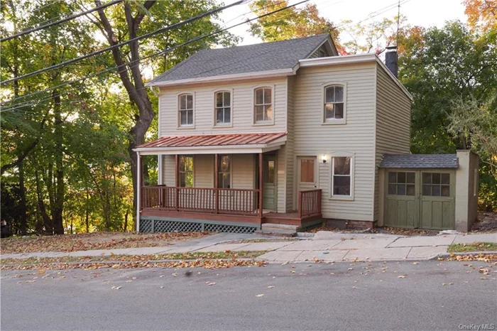 Welcome to this charming, fully renovated New England-style home, perfectly blending historic charm with modern comforts. Nestled on a spacious, private lot and surrounded by park land, you&rsquo;re under a 10-minute walk to both Ossining&rsquo;s train station and village center. Through the front porch, you are welcomed into a bright and airy living room with historic arch topped windows. The living room flows seamlessly into the spacious dining area, where three large windows frame lovely views of the backyard. The renovated eat-in kitchen is equipped with an induction cook-top, quartz countertops and high-end appliances. A door off the kitchen leads to a large back deck, perfect for outdoor dining or relaxation. Upstairs, the home features a spacious primary bedroom along with two additional well-sized bedrooms and a newly updated full bathroom. The walk-out lower level offers a rec room or home office, a laundry room, and abundant storage space, with potential for adding a new bathroom. The house is equipped with a brand new hot water heater and a high efficiency HVAC heating and central air conditioning systems. One of the standout features of this home is its expansive backyard, which is ideal for gardening, entertaining, or simply enjoying the fresh air. There is also a one-car attached garage with off street parking. Don&rsquo;t miss miss your chance to own this sweet home!