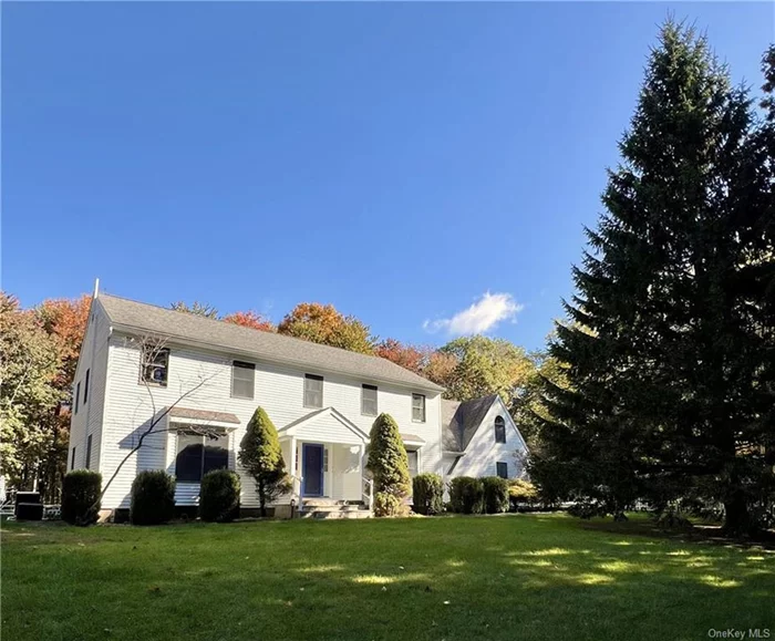 Nestled on a peaceful country road on Quaker Hill, this spacious 4 bedroom, 4 full bath home is perfect for either full time living or a weekend retreat. This beautifully updated colonial offers a relaxed and inviting atmosphere. Featuring a great room with cathedral ceilings, skylights and a cozy fireplace. Also a kitchen with center island, a formal dining room, a den, four generous sized bedrooms along with enough space to accommodate two separate and private offices. The recently updated walk out basement is ideal for entertaining or additional living space. Step outside and enjoy a fully fenced yard perfect for both privacy or play. Relax on the cozy patio or take a dip in the beautiful in ground pool. This home is the is the perfect year round retreat offering both indoor and outdoor comfort and leisure. Just 10 minutes to the village of Pawling and Metro North Please call agent for more details or apply through rentspree      https://apply.link/9yu5zSU