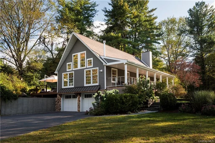 A turn-key modern Cape smart home tucked away in the tranquil setting in the Rhinebeck/Red Hook area. This 3-bedroom, 3-bath retreat has been meticulously renovated with a keen eye for detail, creating a serene escape that balances cutting-edge technology with the natural beauty of the Hudson Valley. The open floor plan is drenched in natural light, showcasing a modern design, elegant concrete countertops, a propane fireplace, and expansive windows that blur the lines between indoor and outdoor living. The home&rsquo;s Savant Home Automation System offers complete control at your fingertips use an iPad, iPhone, Apple Watch, or Android device to manage motorized shades, dimmable LED lighting, music, HDTVs, climate control, and even 3 home theaters. Whole-house audio system that includes invisible speakers. There are 2 bedrooms on the main level, a loft with a primary suite and a finished basement. The backyard is an entertainer&rsquo;s dream! The backyard sanctuary is complete with a Spa Jacuzzi, built- in patio and Outdoor TV, perfect for movie nights. Enjoy music with an integrated landscape stereo system, including an underground subwoofer for an unparalleled listening experience. A concrete glass fire pit and the surrounding nature make this outdoor space the ultimate retreat. Wake up to the sounds of birds and see the occasional deer wandering through the front yard, as you sip your coffee on the front porch(with mahogany floor). The location offers both seclusion and convenience just minutes from the Villages of Red Hook and Rhinebeck&rsquo;s fine dining, shops, and entertainment. Enjoy local gems like Bard College, the Hudson River, and the historic sites of the Culinary Institute, Vanderbilt Mansion, and Mills Mansion, all within easy reach. Catch the Amtrak in Rhinecliff to NYC, or just 95 miles north of the George Washington Bridge.