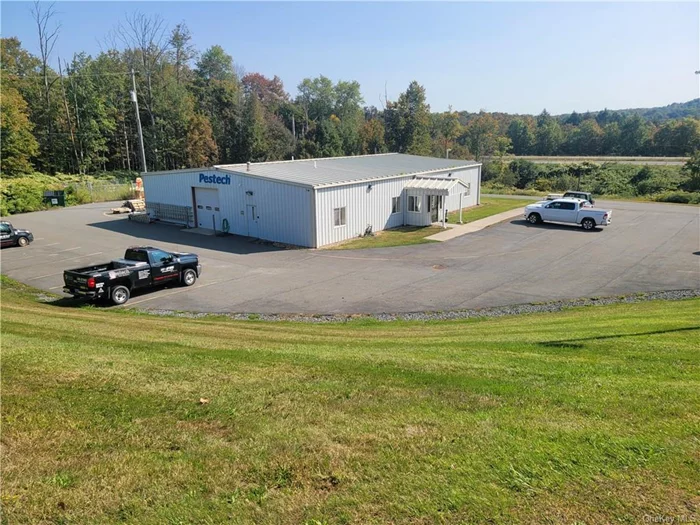 4500 sqft steel framed building with highway visibility on Route 17. Zoned IC ( industrial commercial ) building is currently used at office space/retail. Tenant pays $4500 a month on NNN lease. Current lease still has another 2 years remaining. Paved yard that fits 25 cars. Large commercial overhead door would make loading dock area or for future use for commercial vehicle storage.