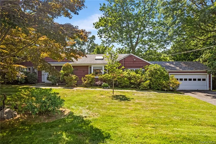 Welcome to 14 Old Orchard Rd, a charming 3-bedroom, 2.5-bath ranch nestled on a .45-acre corner lot in the desirable Pine Ridge area. This beautifully maintained home boasts a modern kitchen with a skylight and quartz countertops, perfect for both cooking and entertaining.  As you enter, you&rsquo;ll be greeted by an inviting entry hall leading to a spacious formal living room featuring large windows and a striking brick fireplace. The open refreshed kitchen includes a garden window box, ample cabinetry, and an informal dining area with a bay window and vaulted ceiling, creating a bright and airy atmosphere.  The formal dining room offers a bay window and a sliding door that opens to the expansive redwood deck, ideal for outdoor relaxation and gatherings. This no-step ranch design ensures easy access to all areas of the home. Enjoy a huge media/recreational room with built-ins, as well as a convenient powder room. The primary suite features a full bath, while two additional bedrooms provide versatile living options, one currently used as an office. The private yard serves as your own peaceful oasis, complete with a multi-car driveway. Conveniently located close to parks, shops, the train, and Blind Brook schools, this home truly has it all. Don&rsquo;t miss the chance to make it yours schedule a showing today!