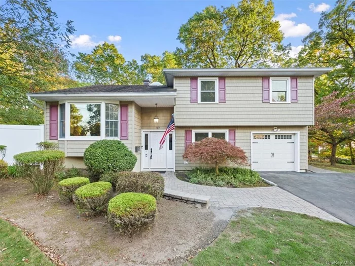 Charming Split-Level Home in a Desirable Clarkstown Neighborhood! This beautifully and meticulously maintained New City split-level home is offering a wonderful opportunity for new memories to be made. Updates throughout and truly ready to move right in! Featuring 3 bedrooms and 1.5 bathrooms, this home has a welcoming foyer entry that leads to a bright living room adorned with soaring ceilings and an oversized bow window, flooding the space with natural light. The updated kitchen boasts a custom design, granite countertops, and stainless steel appliances, seamlessly flowing into the dining room. Beautiful sliders open to a deck that overlooks the fenced-in yard perfect for outdoor gatherings and relaxation. Hardwood flooring graces both the main and bedroom levels, enhancing the home&rsquo;s warmth and charm. A few steps lead to the bedroom area, which includes the main bathroom and three bedrooms, featuring a master suite with two walk-in closets. On the entry level, you&rsquo;ll find a spacious family room and a convenient half bathroom. Sliders provide access to a patio, offering another view of the lovely backyard. The unfinished basement has the laundry area and provides ample space for storage or potential flex space. All of this is complemented by an amazing location, just moments from New City&rsquo;s vibrant Main Street, major routes, and the highly regarded Clarkstown Schools. Don&rsquo;t miss the chance to make this delightful home your own!