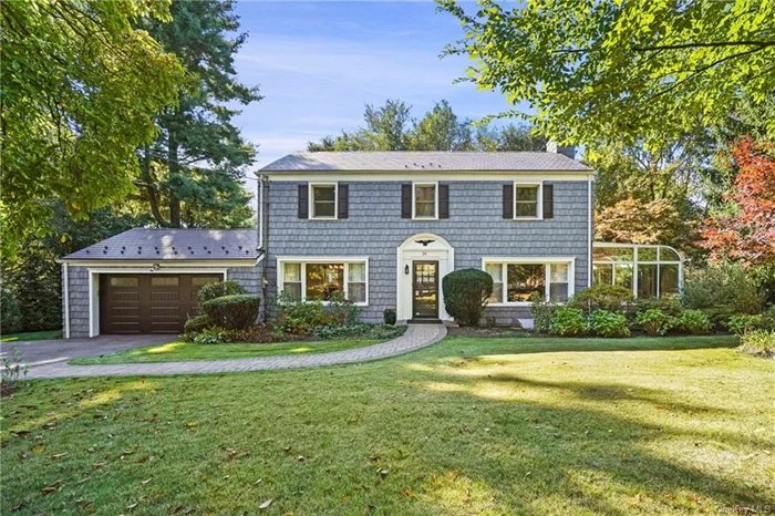 Welcome to this beautifully maintained Center Hall Colonial in Hartsdale, NY! With 4 bedrooms and 3 full bathrooms, this bright home offers the perfect blend of comfort, style, and functionality. As you step inside, you&rsquo;re greeted by a welcoming living room featuring a wood-burning fireplace, a sun-drenched sunroom offers an inviting space to relax throughout the year. The spacious kitchen seamlessly connects to a bright breakfast room, providing the perfect spot for casual dining. For more formal occasions, the elegant dining room is ready to host your next gathering. Step outside and discover the flat backyard ideal for both play and outdoor entertaining. The manicured landscaping, adds to the home&rsquo;s wonderful curb appeal. Environmentally conscious? You&rsquo;ll love the home&rsquo;s GEOTHERMAL heating and cooling system, paired with energy-efficient solar panels (owned) offering modern sustainability at its best. This charming home is waiting for you to create lasting memories.