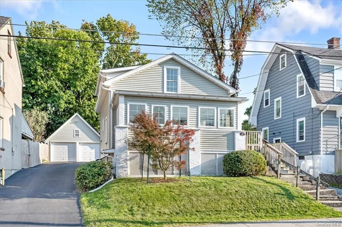 Story book charm is what you get in the quaint 2bd 2ba city of Middletown home. With a 2 car garage that features a loft for lots of storage, fenced yard for privacy, new deck with gazebo and a raised bed garden. Step inside and the enclosed porch offers an inviting light-filled space to enjoy and relax. Living room with original details, spacious kitchen with custom built pantry and a breakfast nook, access to deck and back yard, the 1st floor is complete with a full renovated bathroom. The 2nd level offers 2 spacious bedrooms with ample closet space. Newer garage doors, 2 year old roof, central air, humidifier and beautifully maintained, this house is sure to check all your boxes.