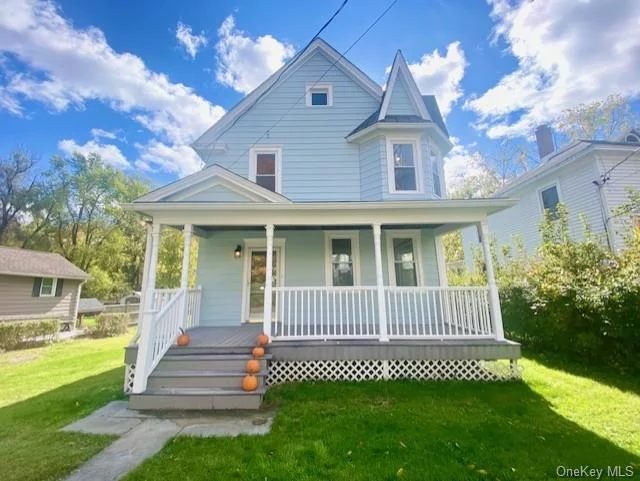 The charm of yesteryear meets today&rsquo;s aesthetic with this beautifully renovated 1911 Edwardian Colonial in the heart of Staatsburg Hamlet. Situated on a half acre, this 3/4 bedroom home boasts 10 foot ceilings, stunning Douglas Fir and Oak hardwood floors, wide moldings, solid wood doors, and an original Mahogany stair case that greets you in the main foyer. In addition to its period character, you will find a fully renovated kitchen with granite and stainless steel appliances. A spacious living room with bay windows, formal dining room and half bath complete the first floor. Make your way to the second level on the stunning wide staircase to a primary bedroom with bay windows, 2 additional generously sized bedrooms, a bonus room/optional 4 bedroom and completely renovated full bathroom. Be pleasantly surprised to open a door to find a full walk up attic providing an additional space for your use. Full walkout basement offers laundry area, workshop and utilities as well. Explore some of the best of what the Hudson Valley has to offer. Walking distance to Norrie Point and the marina on the Hudson River. A park/playground and restaurant are 2 blocks away. Conveniently located off of Route 9. The village of Rhinebeck is 15 minutes north and the Village of Hyde Park is 10 minutes south providing multiple options for all of your needs. Twenty minutes to Metro North, Poughkeepsie. ( See agent remarks for some small renovation items still being completed)