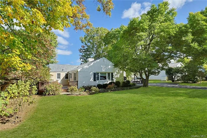 Welcome home to this move in condition one level Ranch Style home in the award winning Blind Brook School district in desirable Rye Brook, NY. Step inside to discover an inviting living space flooded with natural light. Enter the foyer leading into the living room with wood burning fireplace, opens to the dining room/eat-in-kitchen/with stainless steel appliances/ Door leads out to a spacious deck overlooking parklike well manicured lawn,  Escape to the primary suite, complete with a private bath for ultimate relaxation. There are an additional two family size bedrooms and a hall bath. Extra 850 square feet not included in square footage of finished basement featuring rec room, office and laundry/utilities. This home is truly a commuter&rsquo;s dream! Conveniently located close to parks, shops, train, and schools. Don&rsquo;t miss this rare opportunity to own your slice of paradise. A true gem! Schedule your showing today!