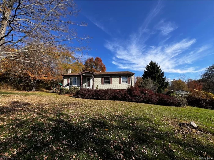 Ranch-style living, on 1.1 acres, with all of your necessities on one level plus additional finished walkout basement (1092sqft included in listing total). Hardwood floors in the living room, hall and all bedrooms. Eat-in-kitchen features a newer stainless steel oven/range and refrigerator. Slider off of the dining area to 18x22 deck overlooking the mature backyard. Finished, walkout basement with a spacious family room, second bathroom and two other rooms perfect for playroom, office or home gym. Supersized driveway suitable for many cars. 2-car detached garage with heater (as-is). Sought-after Minisink School District. Short drive to major highways and conveniences.