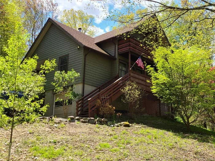 Welcome to private country living! Nestled in this quiet woodsy retreat you will find a home with three massive bedrooms and three full bathrooms. Additionally, a finished basement has mother-daughter suite potential. Spend quiet mornings on the giant wrap around deck watching the local wildlife or host weekend gatherings with friends and family. In addition to the garage parking there is plenty of additional driveway parking. Centrally located between the Village of New Paltz and Gardiner and minutes from SUNY New Paltz this home is just the one you&rsquo;ve been looking for.