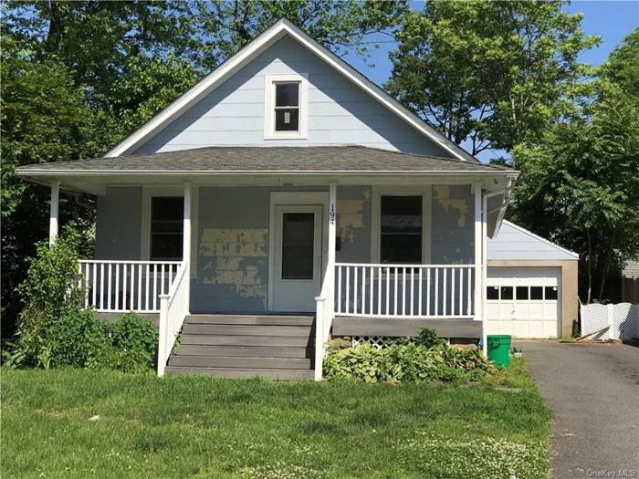 Fabulous freshly painted 2 bedroom Ranch, living room, eat in kitchen, front porch, garage and basement.