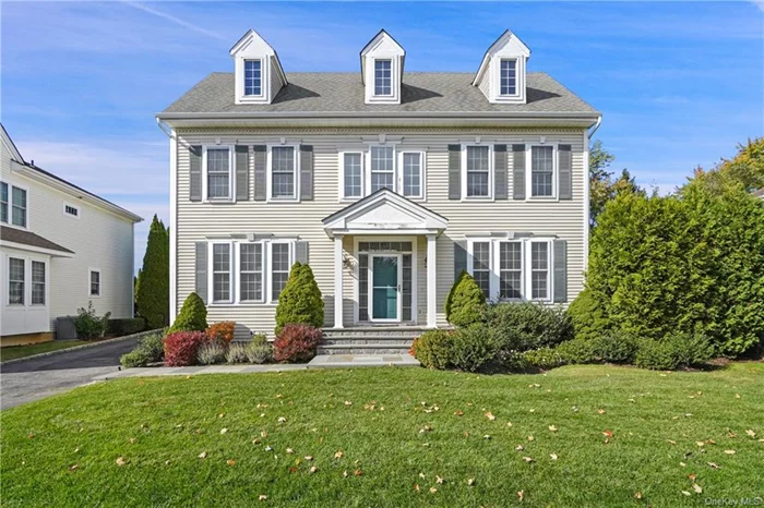 Bright 4 Bedroom 3.5 Bathroom Colonial home located in the coveted Bellefair Community in Rye Brook. This sun filled Camelot Model home has everything you have been looking for; open layout, hardwood floors, full finished basement with bathroom, high ceilings, spacious rooms, first floor office, large primary suite with tray ceilings and spacious primary bathroom plus 3 additional bedrooms, flat lush backyard with stone patio and built in BBQ grill, bluestone walkway, Belgian Block lined driveway, tons of closets, first floor laundry room, powder room, formal living and dining room, family room with gas fireplace and open kitchen with oversized island and stainless steel appliances. Bellefair offers wonderful amenities; indoor/outdoor pool, playground, Club House, Fitness Center, Large indoor basketball court, Deli on-site, Daycare on-site and Shuttle to the Metro North Train. Located close to the shopping and dining of Greenwich, White Plains, and Rye and located in the Blind Brook School District this home is the perfect fit for all buyers.