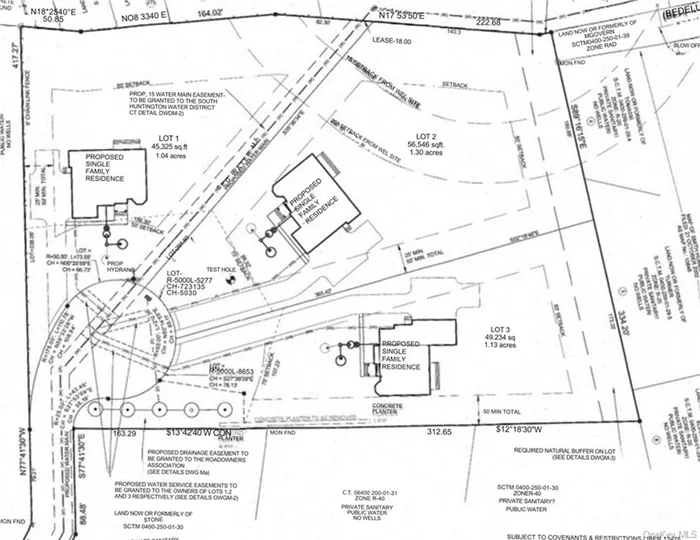 Exclusive Opportunity: One-of-a-Kind Lot Available! Don&rsquo;t miss your chance to own the only lot in this private cul de sac, surrounded by two upcoming new construction homes. Spanning over an acre, this exceptional piece of land can be purchased as-is or with customized plans from an experienced builder, allowing you to create your dream home tailored to your vision. Lot 1 or 3 is available for purchase.  Located within the Half Hollow Hills School District, this new development offers both privacy and convenience, making it a perfect spot for families and individuals looking to settle in a desirable community. Seize this rare opportunity to build the home you&rsquo;ve always imagined! Contact us today for more details!