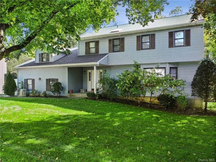 This beautifully designed, light-filled 4 bedroom colonial home offers an inviting blend of comfort and style, perfect for today&rsquo;s lifestyle. Set on a tranquil cul-de-sac, the property boasts a thoughtful layout, abundant natural light, and exceptional flow. As you step into the foyer, you are welcomed by a spacious living room, a formal dining room, and an eat-in kitchen featuring stainless steel appliances, granite countertops, and direct access to a large deck ideal for outdoor dining and entertaining. The first floor also includes a freshly painted family room with soaring cathedral ceilings, a cozy brick wood-burning fireplace, and sliding doors that open to the deck. A convenient laundry room and a powder room complete the main level. Upstairs, you&rsquo;ll find a generous primary suite with an updated bathroom, three additional well-sized bedrooms, a full hall bath, and a massive bonus room, perfect for a home office, playroom, gym, or media space. The walk-out basement, with excellent ceiling height, offers endless potential for finishing to create even more living space. Additional features include hardwood floors throughout, recessed lighting, a generator, and a level yard. Situated close to top-rated schools, shopping, dining, and parks, this home is the perfect combination of convenience and charm. Don&rsquo;t miss this incredible opportunity schedule your showing today! INTERIOR PICS AND FLOOR PLANS TO BE UPLOADED WEDNESDAY 10/23.