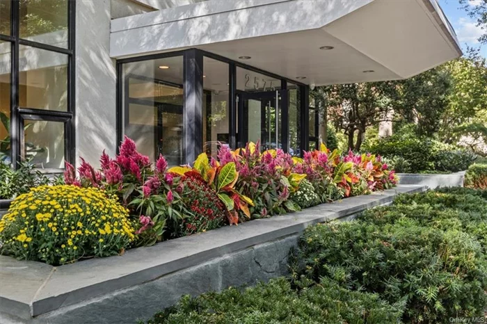 Immediately upon entering into this Mid-Century lobby, a vast array of seasonal blooms greets you, Orchids abound, fragrant Chrysanthemums&rsquo; in varying colors complete with Mark Rothko prints and period furnishings, all under the watchful eyes of the courteous doorperson. Creatively designed. flooring finished in oak. Units 5JK have been superbly combined, creating a light filled open loft-like space showcasing the palisades, Hudson River nestled above forest of mature trees. 45&rsquo; balcony offering expansive western views from living-room and bedroom 2 bedrooms on opposite of the living-room with an east facing 3rd bedroom/home office, double windowed tastefully outfitted with customized closets.