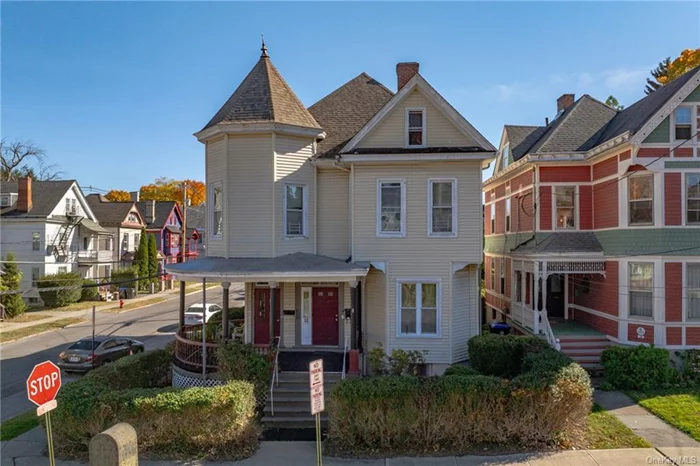 Don&rsquo;t miss this fantastic opportunity for investors or owner-occupants! This spacious two-family home completed with rear parking offers a blend of classic charm and modern updates. Newly replaced Roof in 2023 for peace of mind. Upstairs kitchen was updated just last month and the downstairs kitchen was updated 4 years ago. Stunning original woodwork and high ceilings. Most rooms feature original wood floors; some have engineered wood or laminate. Both water heaters were replaced within the last 4 years. Basement is equipped with washer and dryer hook-ups (currently unhooked) and has high ceilings presenting potential for future finishing. First Floor Apartment includes: 2 spacious bedrooms plus a study/den (potential 3rd bedroom), Living/dining area, kitchen, and 1 bathroom. Second Floor Apartment includes: 2 spacious bedrooms plus a study/den (potential 3rd bedroom), living/dining area, kitchen, 1 bathroom, and a sunroom. This corner property features an attic with existing bedroom and bathroom connections, offering the potential to finish and add more living space for additional income. The large basement could also be transformed for more revenue opportunities. Tenants are responsible for their own electric and heat, while the landlord covers water, sewer, and sanitation. This property is a perfect blend of immediate rental income and future potential. Whether you&rsquo;re looking to invest or occupy, this two-family house is ready for you! Don&rsquo;t wait schedule your showing today!