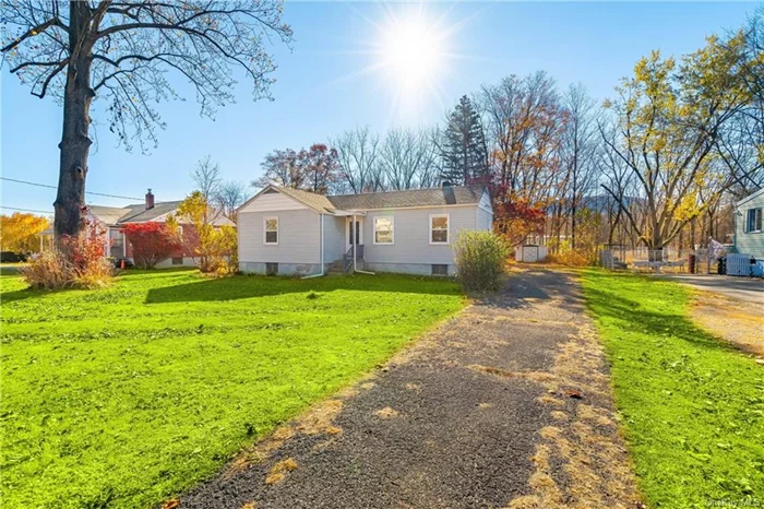 Discover this charming ranch-style home in the desirable Washingtonville school district, offering three spacious bedrooms and two bathrooms all on one convenient level. While it needs a little TLC, this property presents a fantastic opportunity to make it your own. Enjoy beautiful hardwood floors throughout most of the home, including a master bedroom with an en-suite bathroom for added privacy. Situated on a generous .3-acre lot, you&rsquo;ll have ample outdoor space to relax or entertain. The large driveway accommodates multiple vehicles, and a full basement provides excellent potential for additional living space. Plus, you&rsquo;re just minutes away from shopping, restaurants, schools, and the Salisbury Mills Metro North station. Don&rsquo;t miss out on this perfect blend of comfort and convenience!