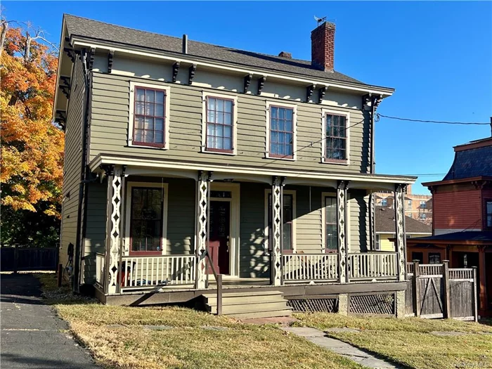 1855 Italianate Hudson River View Victorian located a half block from the river and Nyack Boat Club. This historic home is sited on one of Nyack&rsquo;s prettiest and highly coveted streets and is close to the heart of downtown Nyack. Filled with original architectural details and rich history this 4 bedroom home has beautiful south east soft exposures. Enjoy river views from many rooms as well as from the pretty front porch . Some features include tall 6/6 windows, pocket doors and original Gothic mantels and hardwood floors. The renovated kitchen featuring quartz counters and beautiful finishes. The first floor den is perfect for a home office, and the backyard is a perfect blank slate for gardening plus the generously sized deck is perfect for evening dinners. Located only a block from the Village of Nyack this home has a 100% walkability factor. Pet maybe possible with an interview. Great storage spaces in the attic and basement . Electric charger for Tesla&rsquo;s.