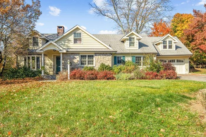 Charming and updated, this expanded 4-bedroom Cape features a spacious, level, fenced-in yard. Highlights include hardwood floors, Marvin windows, and a gourmet eat-in kitchen equipped with granite countertops and Viking appliances, including a double wall oven. The formal dining room opens to a screened-in porch, ideal for entertaining. The living room features a stone fireplace and a bay window. The first floor includes two bedrooms and a full bathroom, along with a convenient mudroom that provides laundry and garage access. Upstairs, you&rsquo;ll find two additional bedrooms and another bathroom. The home is equipped with a high-efficiency boiler, whole-house insulation, and 200 amp electrical service. Enjoy seasonal river views and breathtaking sunsets, a fully fenced yard with space for a vegetable garden along with a two-car garage and a large unfinished basement for additional storage. Close to highways, shopping, major transportation and more.