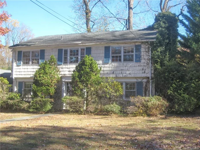 Amazing opportunity to invest and renovate this 4-5 bedroom 3.5 bath colonial in Scarsdale&rsquo;s Fox Meadow area. Over 3000 sqft of large rooms and high ceilings, sunny family room with possible office/au pair suite with private full bath and entrance. 2nd floor has a large master bedroom with master bath, custom shower, walk-in closets and another 3 sunny bedrooms with built-in units hall bath and pull down stairs to access attic storage. Full finished walk-out basement with family room, storage area and utilities.