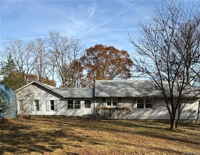 Welcome to this delightful sunlit Ranch style home nestled on a beautiful and quiet corner lot. This home features 3 nice size bedrooms, a full bath and convenient half bath off the dining/family room. The eat in kitchen offers upscale stainless steel appliances along with ample counter and cabinet space for all your culinary needs. The full size attic can be used for storage or even transformed in to an office or loft space. Step outside to a large level backyard where you will find a two level deck which is ideal for outdoor dining, entertaining or just relaxing at the end of the day. This charming home also has the perfect location! Just 5 minutes to the quaint village of Pawling, Metro North, restaurants, shopping and its a great commuter location.