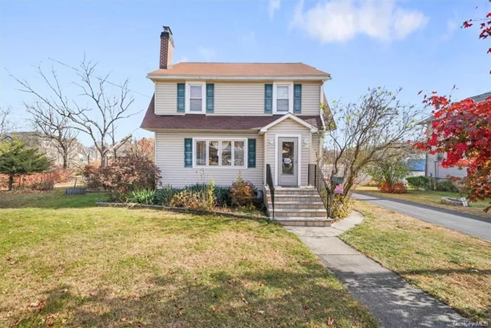 This early 1900s Village of Washingtonville colonial is now being offered for the very first time. Upon entering the foyer of this 4-bedroom, 1.5-bathroom home the pride of ownership is apparent. Living room with beautiful wood burning fireplace,  large eat in kitchen with ample storage, formal dining room is sure to impress and is perfect for entertaining! The laundry room & half bath all conveniently located on the main level. The second floor has 4 large bedrooms, main bathroom, large closets & plenty of storage in the finished walk up attic. All of this is situated on a beautiful piece of property in a convenient, friendly neighborhood. Super close to the Village shops, restaurants, library etc.. About 1.5 hr drive to NYC. 8 min drive to the Cornwall/Salisbury Mills train station(MetroNorth/Hudson Line), bus & short drive to the Woodbury Commons.