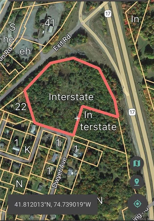 13 Acres of commercial property located at the on-off ramps, Exit 99, off RT 17/I 86! Town of Liberty is a Growing community with many needs. The land offers over 600&rsquo; of road frontage along Exit Rd, 800&rsquo; along the highway and 200&rsquo; along Kennedy Dr on the back side of the land. Excellent opportunity for your business and possible homesite. Think outside the box and add passive income from Billboards! So many opportunities. There is water & sewer in the Village on Kennedy Dr with the potential of use. So many possibilities. Let&rsquo;s talk!