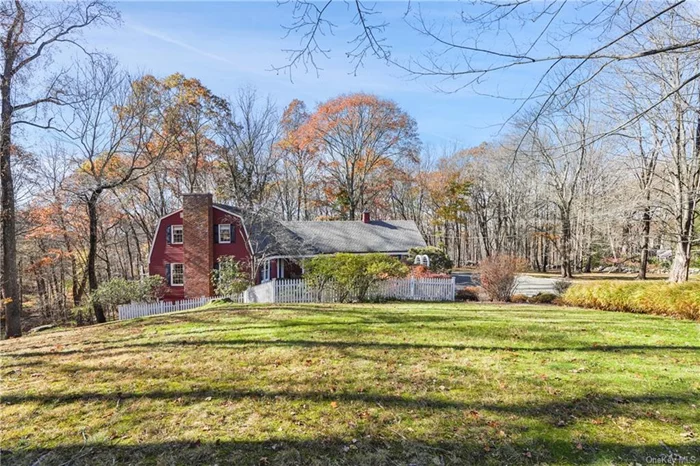 Country Roads. A most peaceful setting! Private three acres along one of Pound Ridge&rsquo;s scenic country roads. Distinctive Country House with an open floorplan perfect for today&rsquo;s lifestyle. Beautifully scaled Living Room with fireplace and three exposures. Formal Dining Room with doors to deck. Well-designed Kitchen with stainless appliances. Open Family Room with doors to skylit Sun Porch. Private Office with built-ins perfect for working remotely. Three Bedrooms include a Primary Suite with Sitting Area and Bath. Beautiful grounds with sweeping lawns, flowering gardens and mature trees. Easy access to Scotts Corners, New Canaan and the Metro-North train.