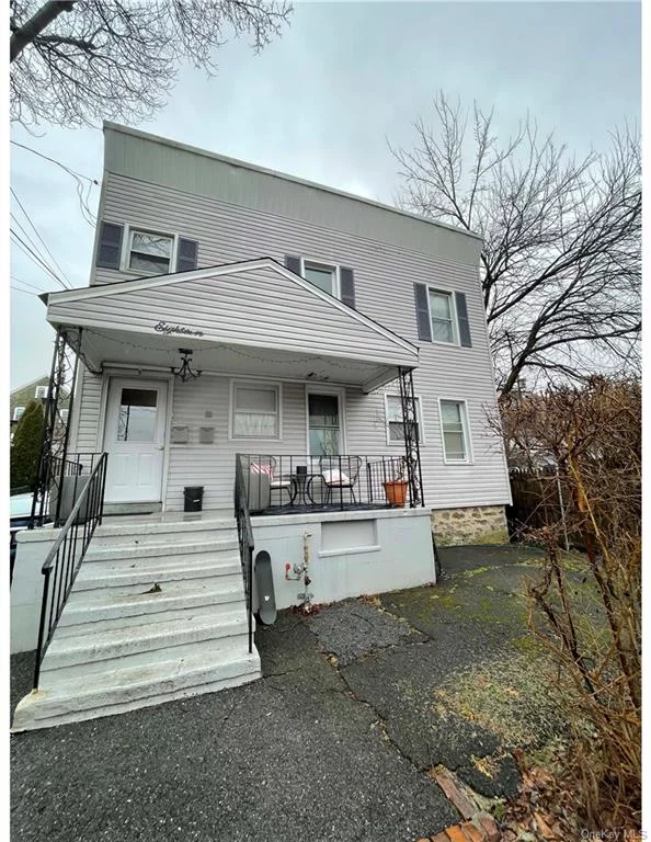 Great value in booming Port Chester. Both units are occupied. Both units include a foyer w/ pantry, full bath with tub, eat-in kitchen, 2 large bedrooms, living room, plus 400 sq.ft. storage and shared laundry in the basement. Close to public transportation, major highways, and walking distance to shops, schools, laundry, houses of worship, bars/restaurants, and parks! Room to park four vehicles. Plenty of street parking for additional cars or guests. Access to shared front porch and fenced yard. Don&rsquo;t miss out on the opportunity to make it yours!