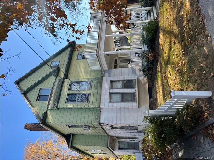 Bright and spacious home in the heart of crestwood. This home features a large living room, formal dining room, newly renovated kitchen, 4 bedrooms, 2 full bathrooms and a semi finished attic. The carpets were just removed and there are hardwood floors throughout that need to be refinished. With a little love this home could be restored to absolute beauty. Close to the train and shops. Spacious backyard.