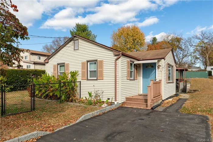 Welcome to this charming 2-bedroom, 1-bathroom home in the heart of Cortlandt Manor, nestled within the hamlet of Verplanck. From the moment you arrive, you&rsquo;ll be captivated by its curb appeal and inviting character. Step inside to discover a beautiful brick accent wall that complements a large picture window, filling the home with natural light and scenic views. Hardwood floors flow seamlessly throughout, leading you to a kitchen outfitted with stainless steel appliances, granite countertops, and generous counter space. Recessed lighting in the kitchen, dining, and living areas enhances the home&rsquo;s warm and welcoming ambiance.  Both bedrooms are bright and airy, with ceiling fans and ample closet space. The living room opens to a sliding glass door, leading to a lovely patio and fenced yard that wraps around the home a perfect space for outdoor relaxation. Additional features include a gas stove, central air conditioning, and municipal water for year-round comfort. The washer and dryer are conveniently tucked away in a closet for easy access.  With Metro-North nearby for convenient commuting, quick access to Route 9, and walkable proximity to local restaurants and entertainment, this cozy home is ideally located. Enjoy peaceful strolls to Lake Meahagh and the Hudson River, explore Steamboat Waterfront Park, and take advantage of nearby George&rsquo;s Island Park.