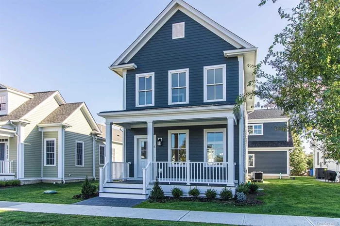 MOVE IN READY! The Wickson New England style cottage located at Tradition at Red Hook, a vibrant and beautiful Traditional Neighborhood Development (TND) in Northern Dutchess County. The Wickson features a luxurious kitchen with center island and large living room, perfect for entertaining. Upstairs is an expansive owners suite accented by a walk-in closet and private dual vanity bathroom. A second spacious bedroom overlooking the beautiful center green, full bathroom and convenient laundry area. Above the two car detached garage is a fabulous 500+sf coach house studio apartment with full kitchen, living room, bedroom nook and full bathroom. Would make a fantastic guest suite, in-law apartment, art studio, home office or simply rental income. The walkable neighborhood is designed with tree-lined streets and sidewalks, greens and a dog park, playground and 30 acres of protected open space complete with walking trails. From the Greek Revival-inspired mail cottage located on the entry square to the beautifully appointed homes reminiscent of the architectural styles found throughout the Hudson Valley., AboveGrade:2000, AMENITIES:Pool, ASNFENCLDS:Pool Service, Basement:Interior Access, EQUIPMENT:Carbon Monoxide Detector, Smoke Detectors, ExteriorFeatures:Outside Lighting, Heating:Zoned, Level 1 Desc:LIVING RM, KIT/DINING, MUD ROOM, POWDER ROOM, Level 2 Desc:OWNER&rsquo;S SUITE, OWNER&rsquo;S BATH, BEDROOM 2, BATH 2, LAUNDRY, ROOF:Asphalt Shingles, Unfinished Square Feet:816