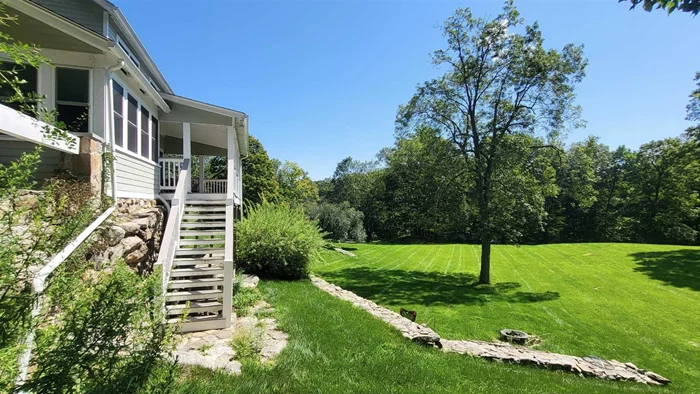 Beautiful remodeled Colonial Farmhouse on 49 private acres of land 3 bedrooms 2.5 baths. This home feel like you are all by yourself in a picture-perfect setting secluded from the world yet 2 minutes from the Taconic State Parkway North or South. There is a fantastic custom kitchen with all stainless steel appliances, a gorgeous family room with a gas fireplace, and a row of windows filled with views of rolling hills along with a new Trex deck to enjoy your privacy. The flooring in this home is all hardwood flooring throughout the entire home. There is a half bath on the first floor. The second floor offers 2 nice-sized bedrooms one with a huge walk-in closet, and a very modern full bath. In the walk-out basement is a usable area for storage and has been used as the third bedroom in the past or just using your imagination, air conditioning, state-of-the-art on-demand hot water, walk-out to the patio, and there is an auto start Generac Generator that starts itself whether you are home or not to power your home in an emergency. The home also has a one-car garage plus parking for 5-6 cars. If you striving for seclusion but still want to be close to shops and main highways this might be the one. List agent fee required from the tenant., AboveGrade:1586, APPLIANCES:Water Softener, Basement:Interior Access, Below Grnd Sq Feet:400, EQUIPMENT:Carbon Monoxide Detector, Smoke Detectors, ExteriorFeatures:Landscaped, Outside Lighting, FLOORING:Ceramic Tile, Wood, Heating:Gas, InteriorFeatures:Beamed Ceilings, Electric Dryer Connection, Gas Stove Connection, Walk-In Closets, Washer Connection, OTHERROOMS:Breakfast Nook, Laundry/Util. Room, OwnerPays:Fire Insurance, Taxes, Water, RentalTerm:1 YEAR LEASE OR LONG TERM, ROOF:Asphalt Shingles Additional Information: LeaseTerm: Over 12 Months, 12 Months, Other,